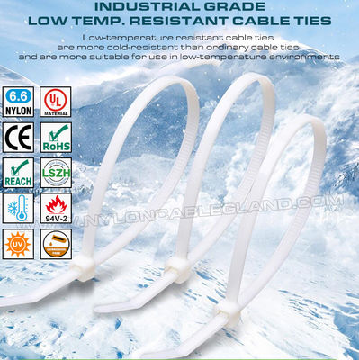 Niżotemperaturowy kabel -40°C, 150x3.6mm, chłodny kabel Nylon 6.6 do zimnych warunków
